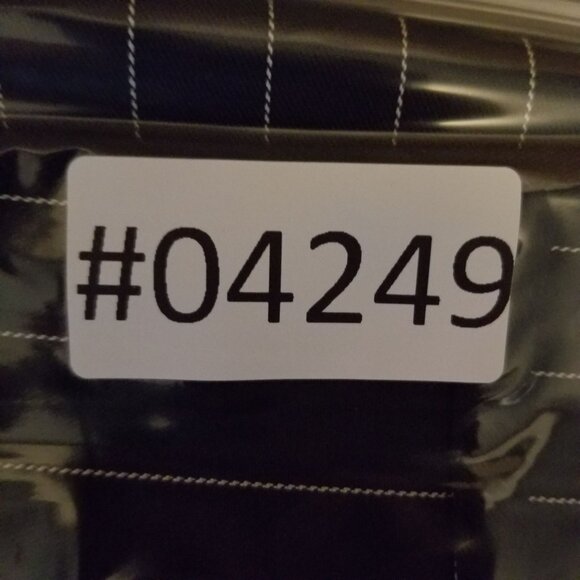 Nasty Gal Pants Womens 8 Black Pinstripe Up Your Life High Waisted *NWT* - Picture 16 of 16